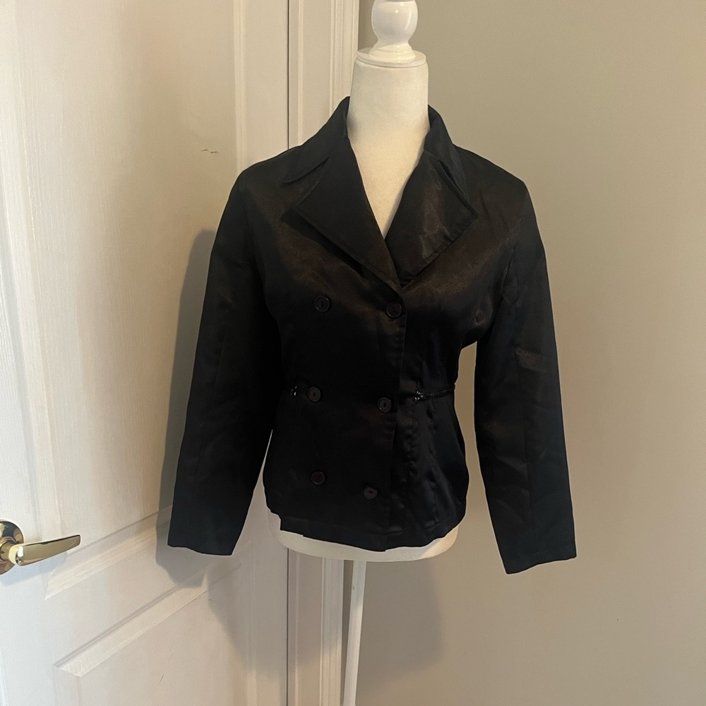 Dolce & Gabbana vintage Satin Elegant Black Women's Jacket